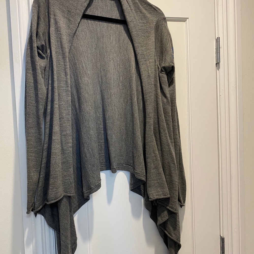Zadig Voltaire grey wool cardigan